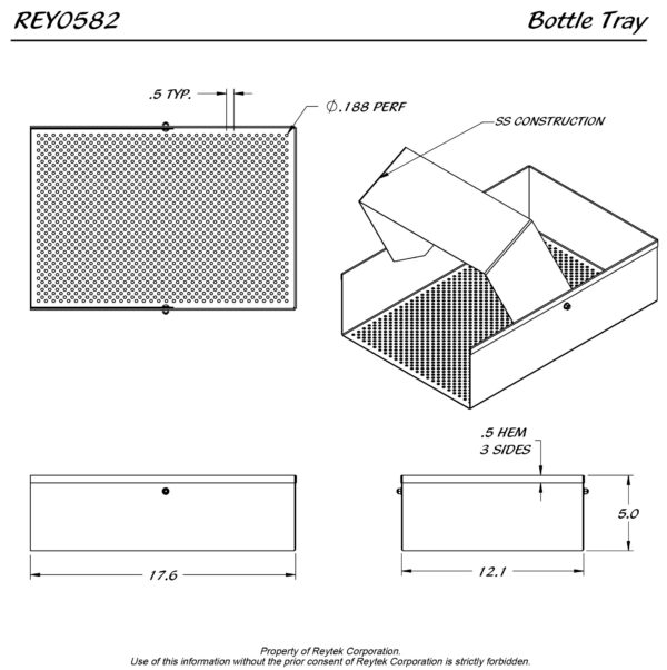 Bottle Tray REY0582 - Image 2