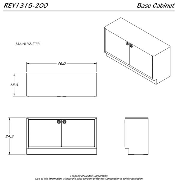 Base Cabinet REY1315-200 - Image 2