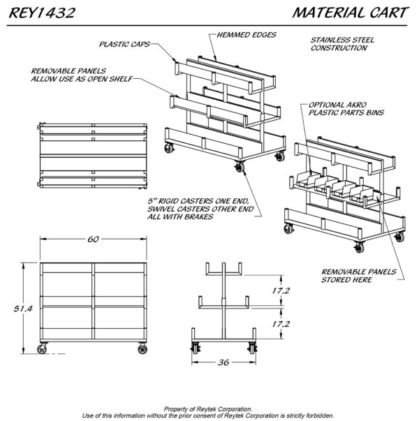 Material Cart REY1432 - Image 2