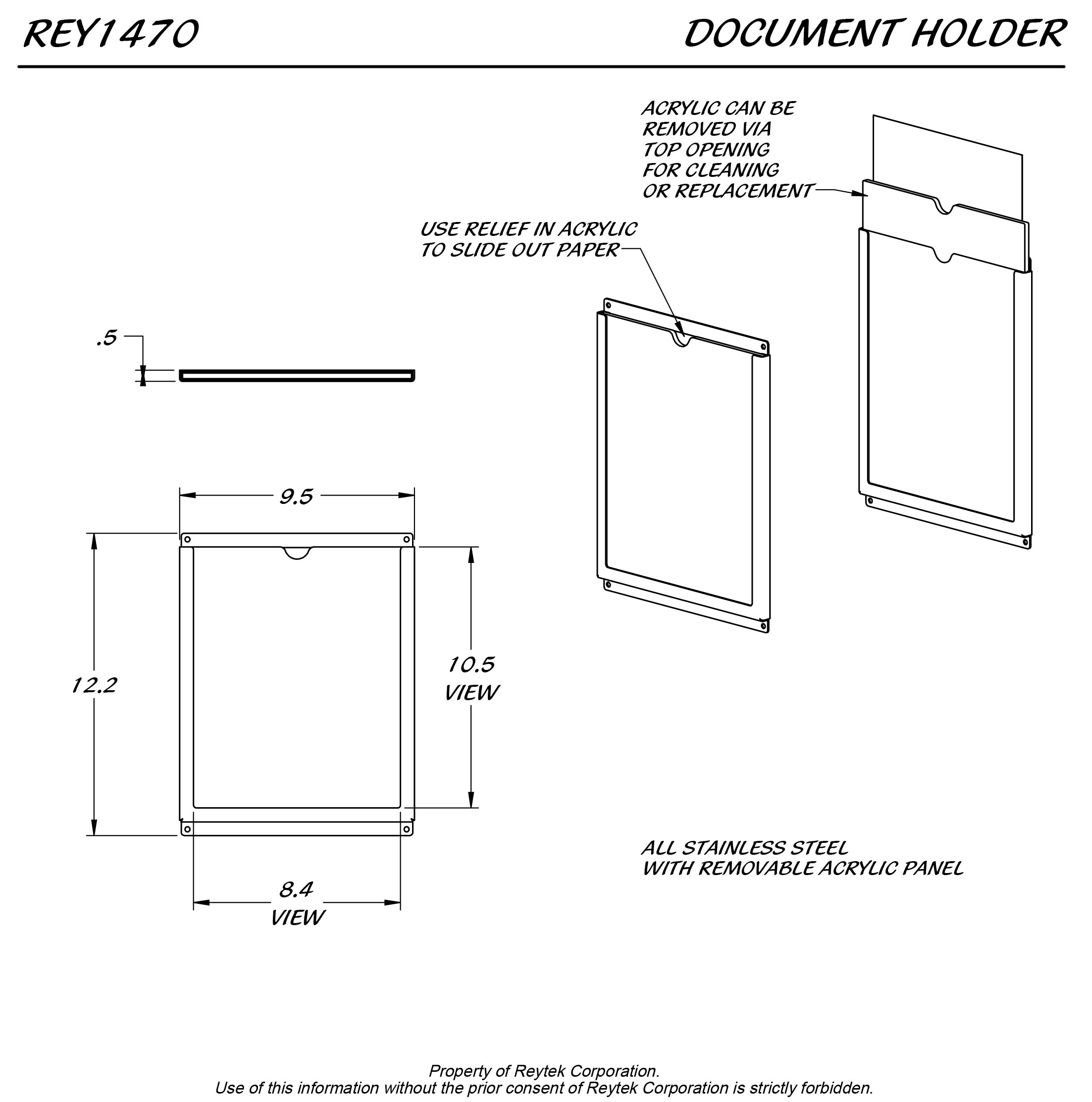 Document Holder REY1470 - Image 2