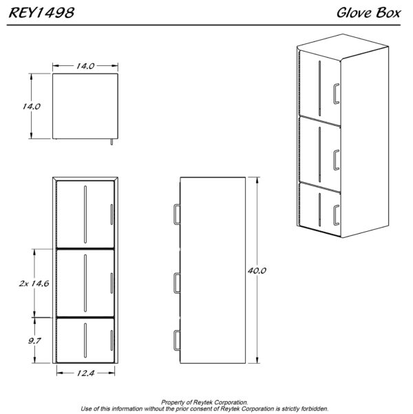 Glove Box REY1498 - Image 2