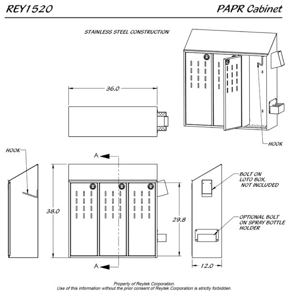 PAPR Cabinet REY1520 - Image 2