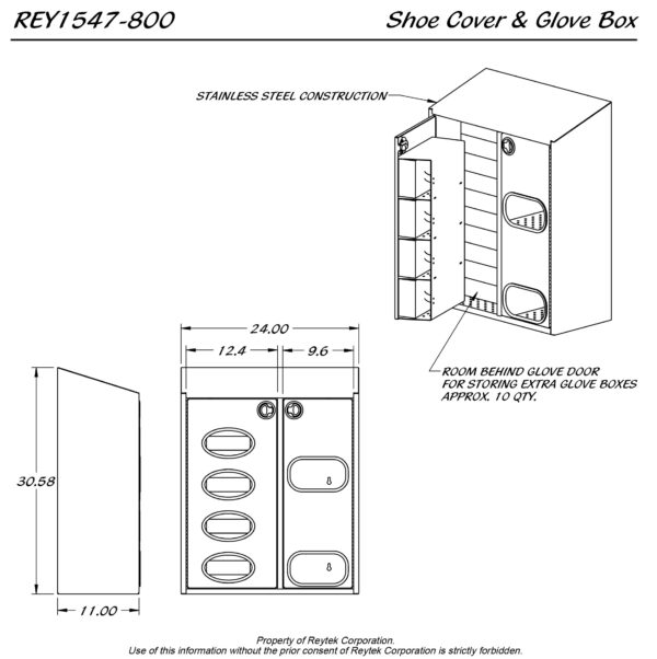 Shoe Cover & Glove Box REY1547-800 - Image 2