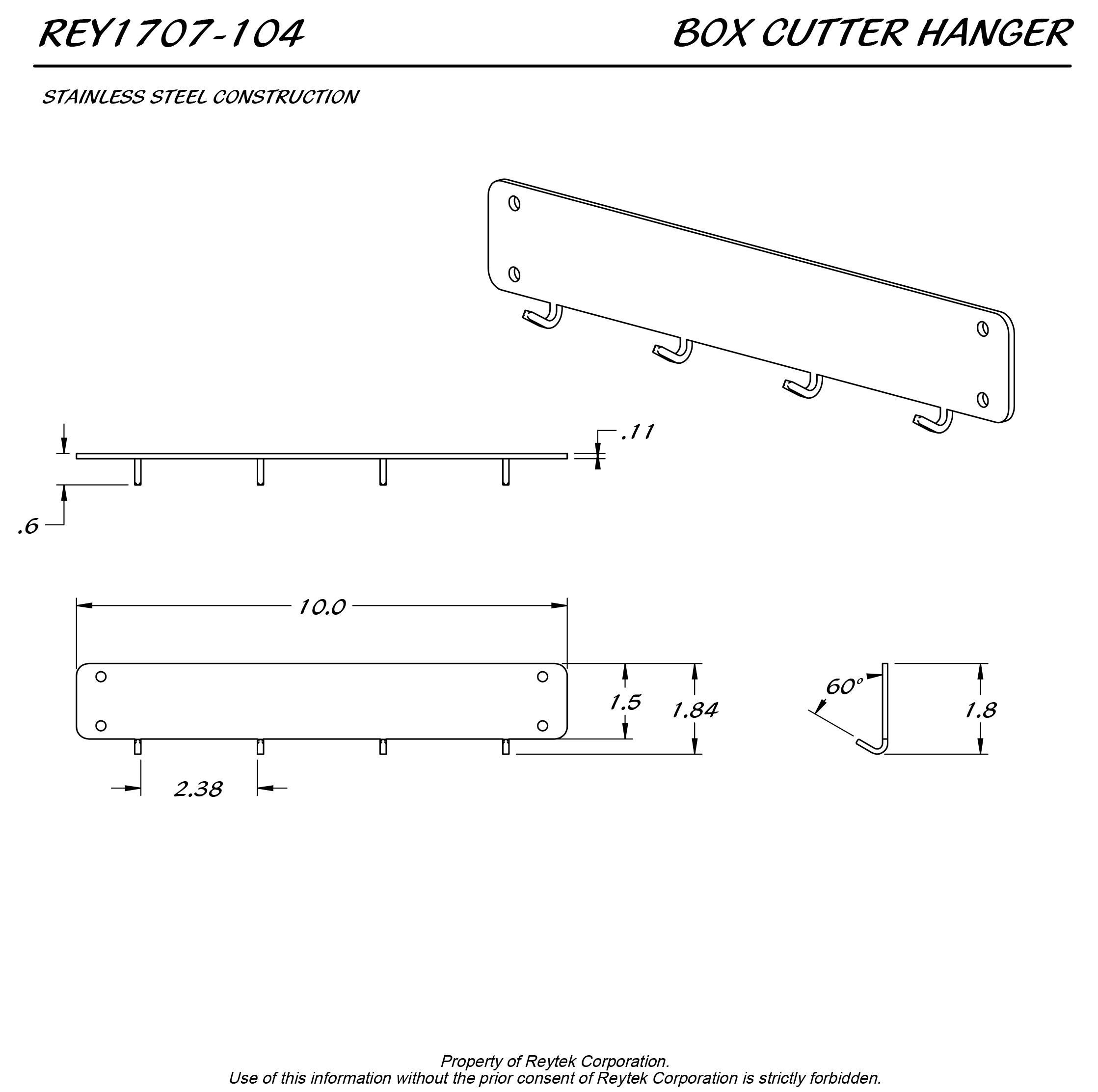 Box Cutter Hanger REY1707 - Image 2