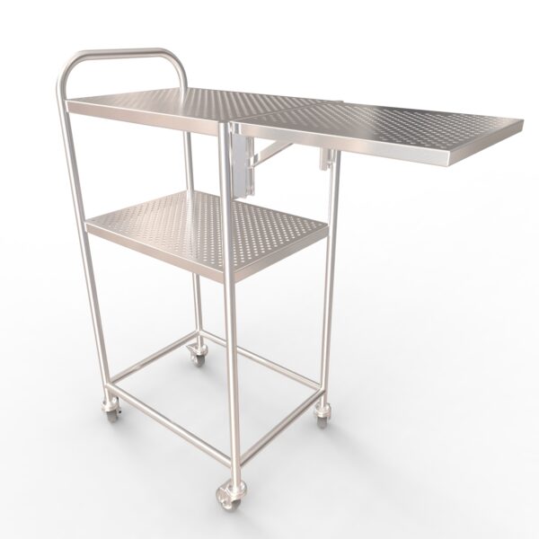 Cart w/ Fold Down Shelf|