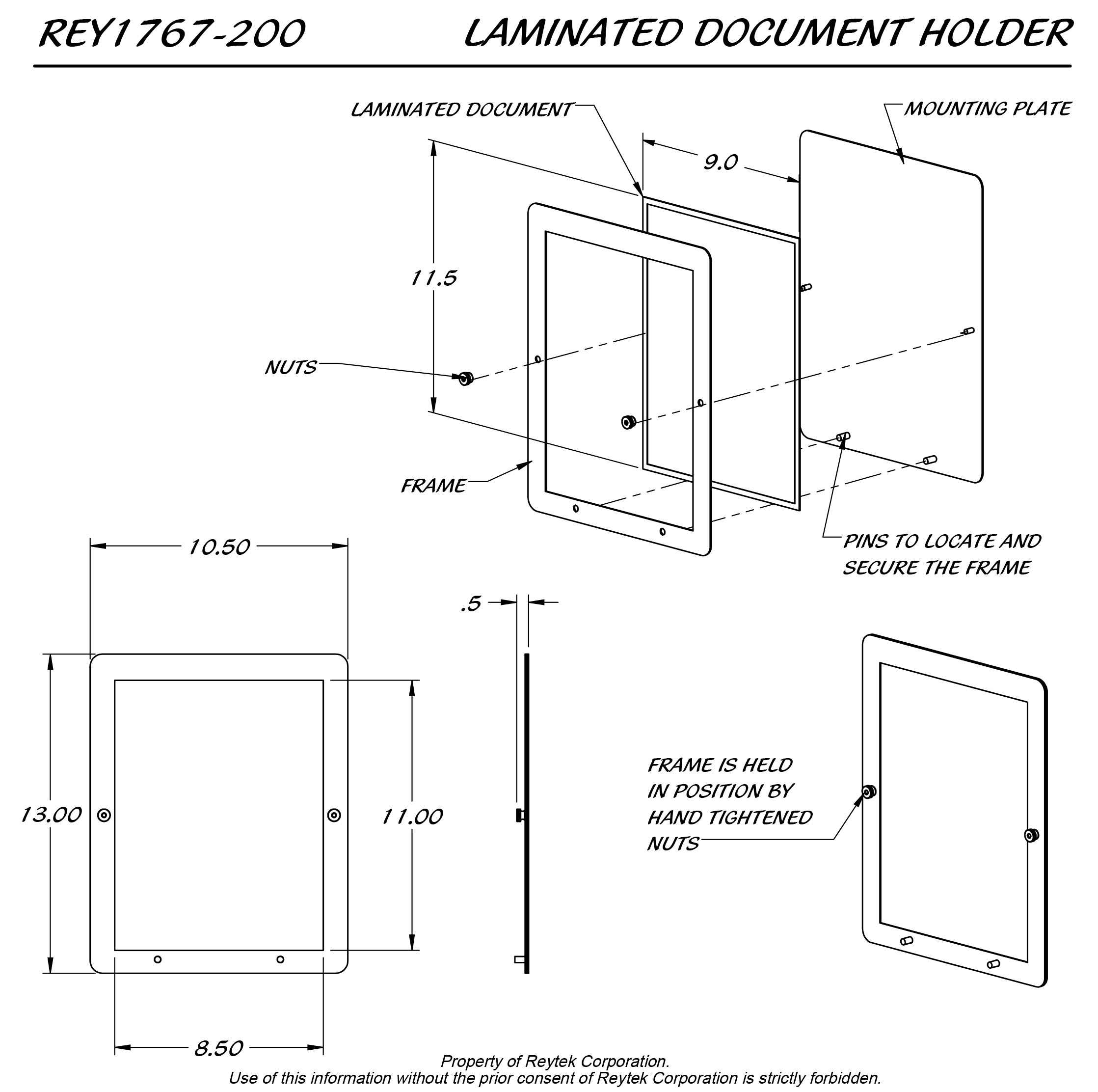 Laminated Document Holder REY1767-200 - Image 2