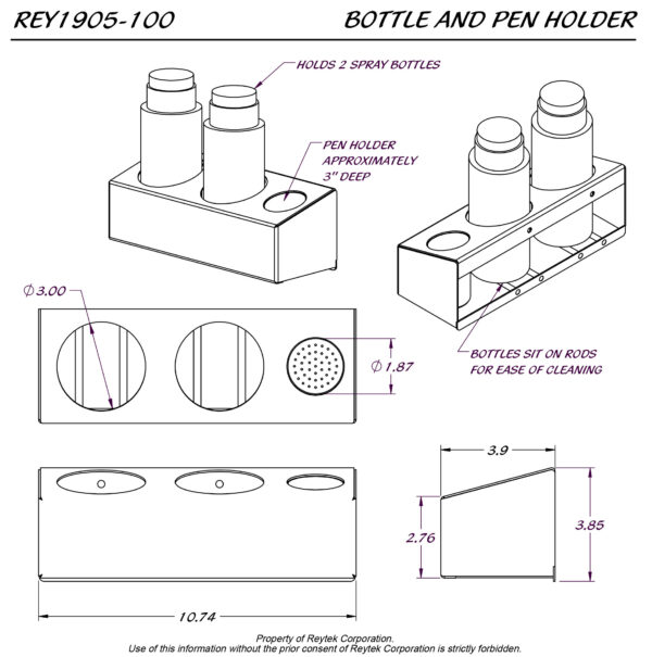 Bottle & Pen Holder REY1905-100 (Buy Now) - Image 2