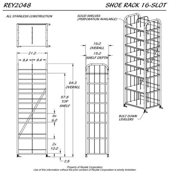 Shoe Rack REY2048 - Image 2