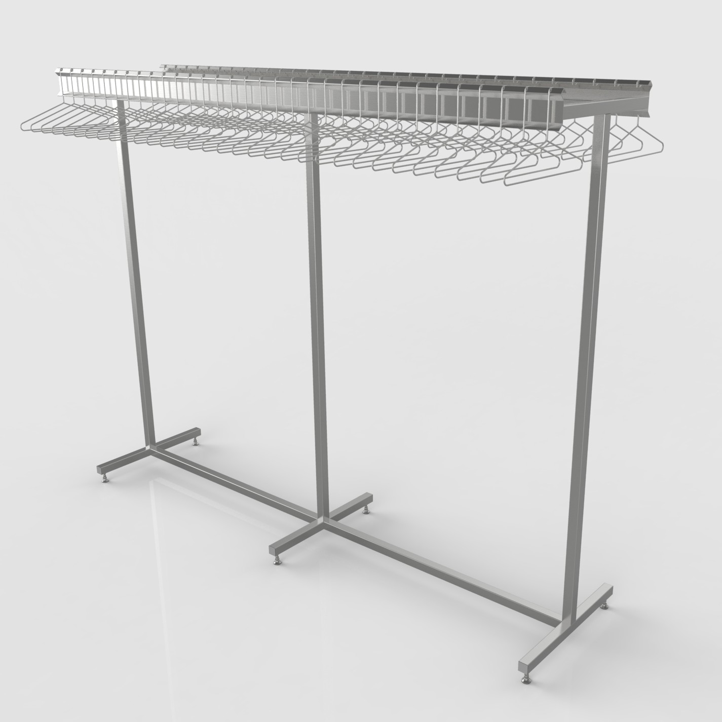 Gown Rack Double 64 Hanger|