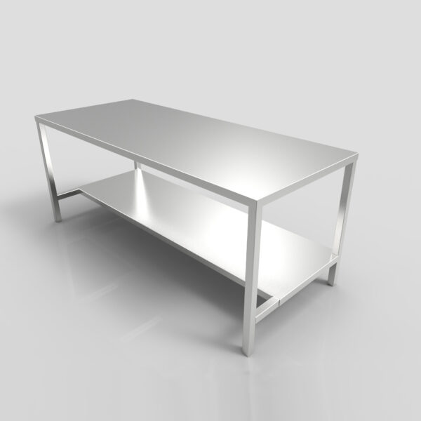Table with Shelf|