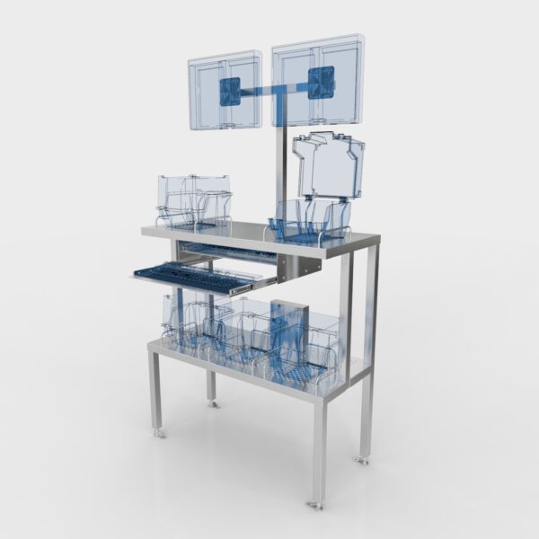 Workstation Dual Monitor REY1236 - Image 2