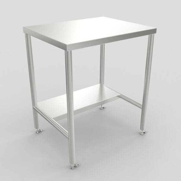 Table w/ Half Shelf|
