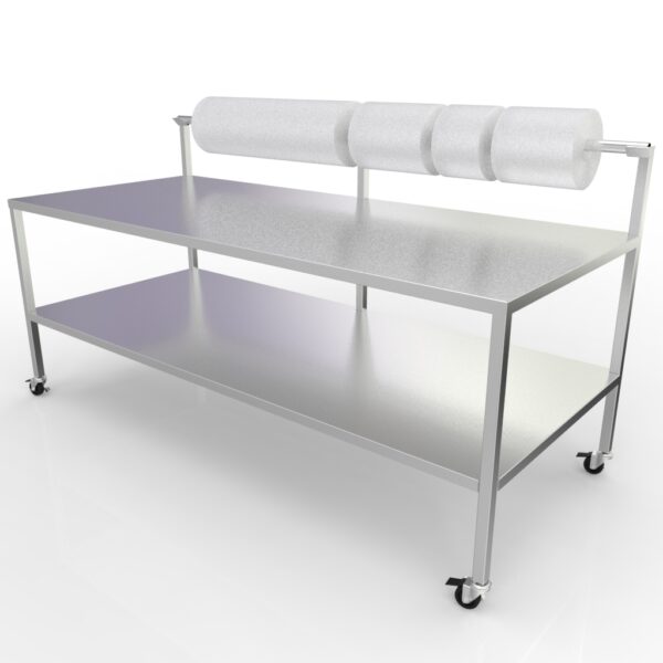 SS HD Solid Top Table for Rolls|
