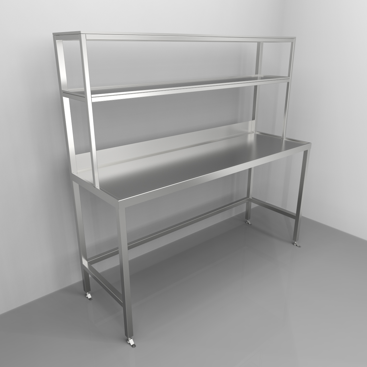 ||Marine Edge Table w/Shelf|