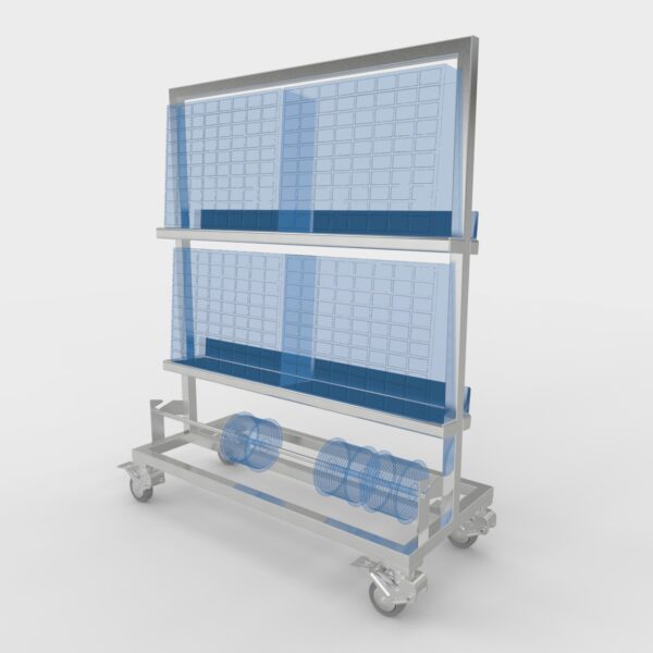 Bin Rack Cart||