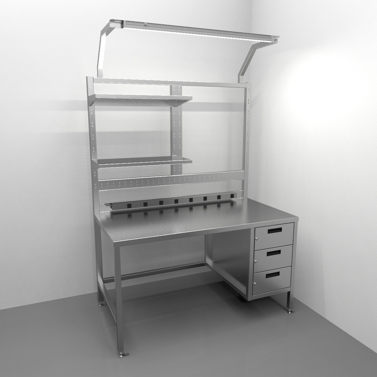Workbench w/ Light|
