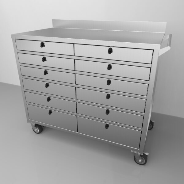 12-Drawer Cart|