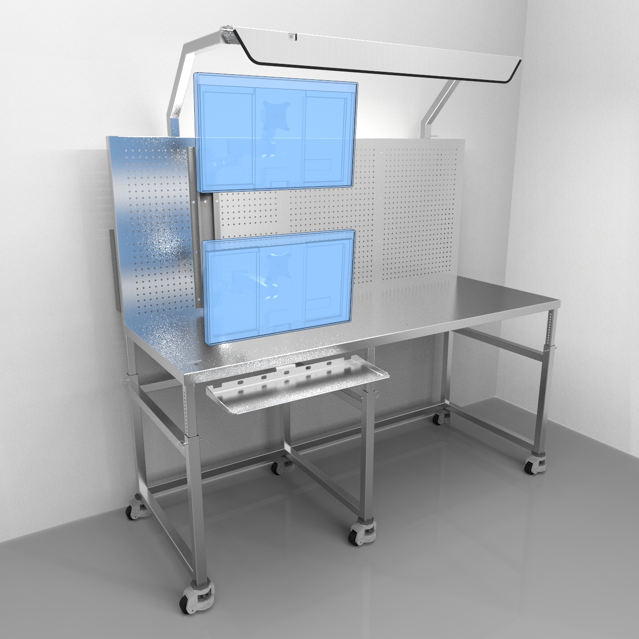Workstation w/ Pegboard|||