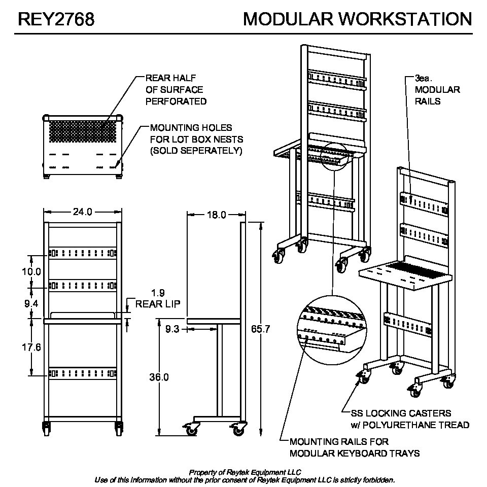 Modular Workstation REY2768 - Image 2