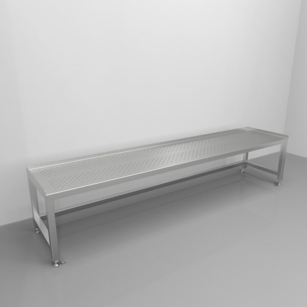 Perforated Top Table with Three Lipped Edges REY2757