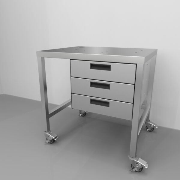 Table with Drawers and Cable Management REY2697